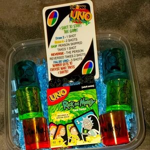 Drunk Uno Rick and Morty Set